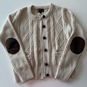 Fenn Wright Manson Cream Cable Knit Cardigan